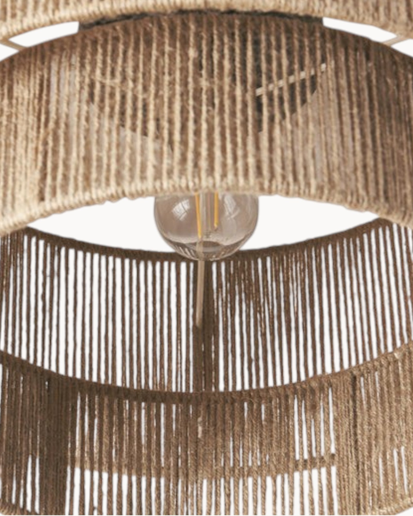 Frieil | Plafonnier en jute – design élégant – Ø 45 cm