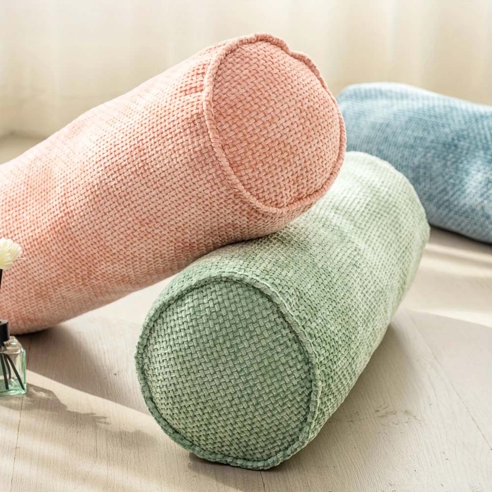 Coussin Roulé en Chenille Harlowe