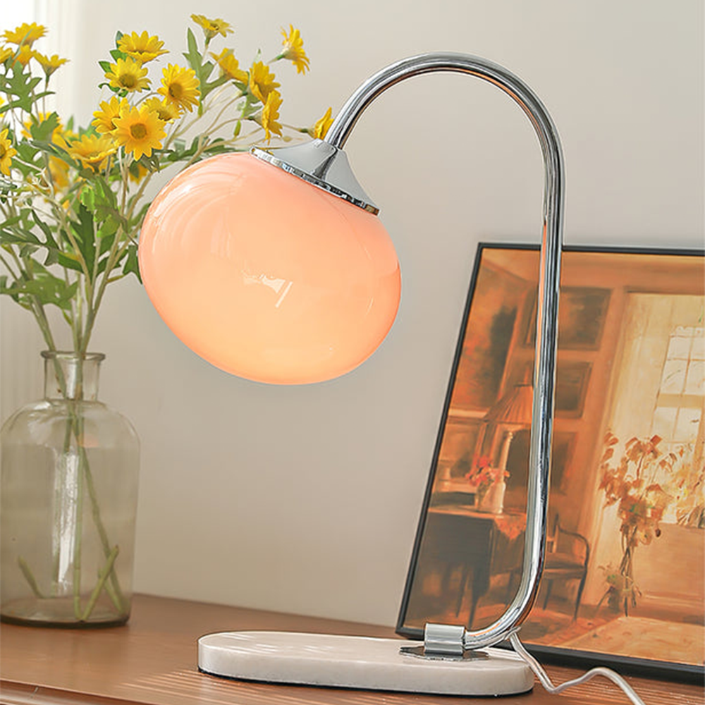 Venlme | Lampe de table moderne – métal et verre – élégance intemporelle