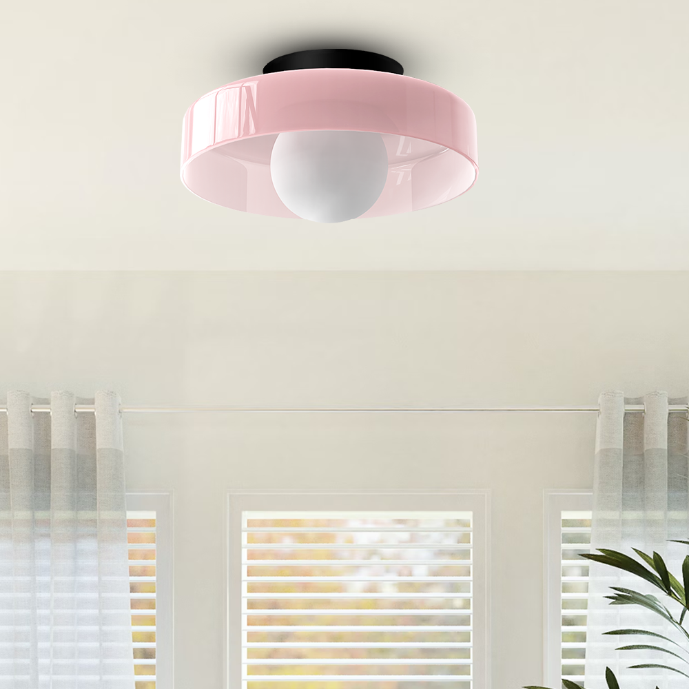 Skohic | Lustre moderne en verre ambre – G9 LED – 25/35cm – Éclairez avec style