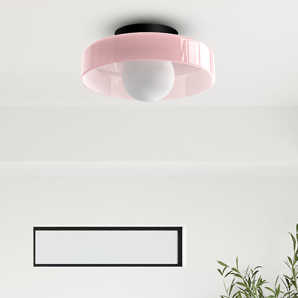 Skohic | Lustre moderne en verre ambre – G9 LED – 25/35cm – Éclairez avec style