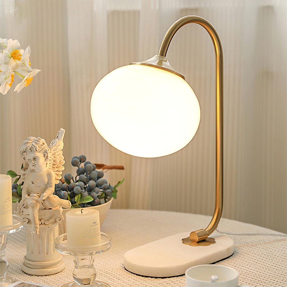 Venlme | Lampe de table moderne – métal et verre – élégance intemporelle