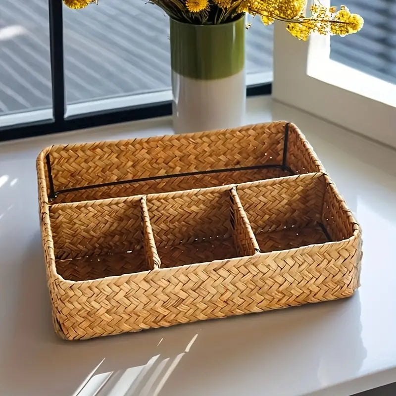 Panier Organisateur Emly en Rotin