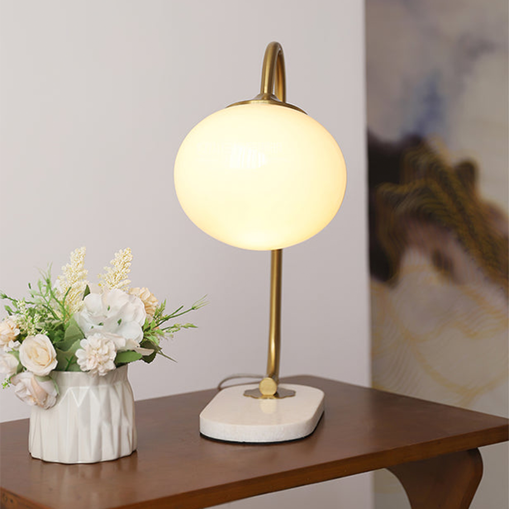 Venlme | Lampe de table moderne – métal et verre – élégance intemporelle