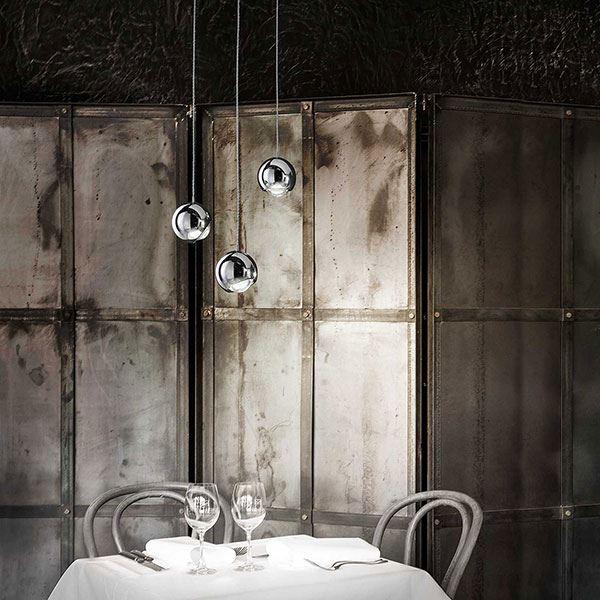 Blåent | Suspension LED Art Déco – argent et or – 90-260V