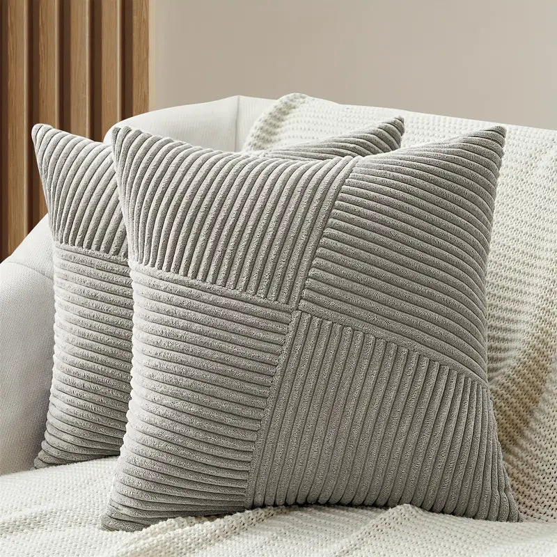 Housse de Coussin Arlo à Côtes