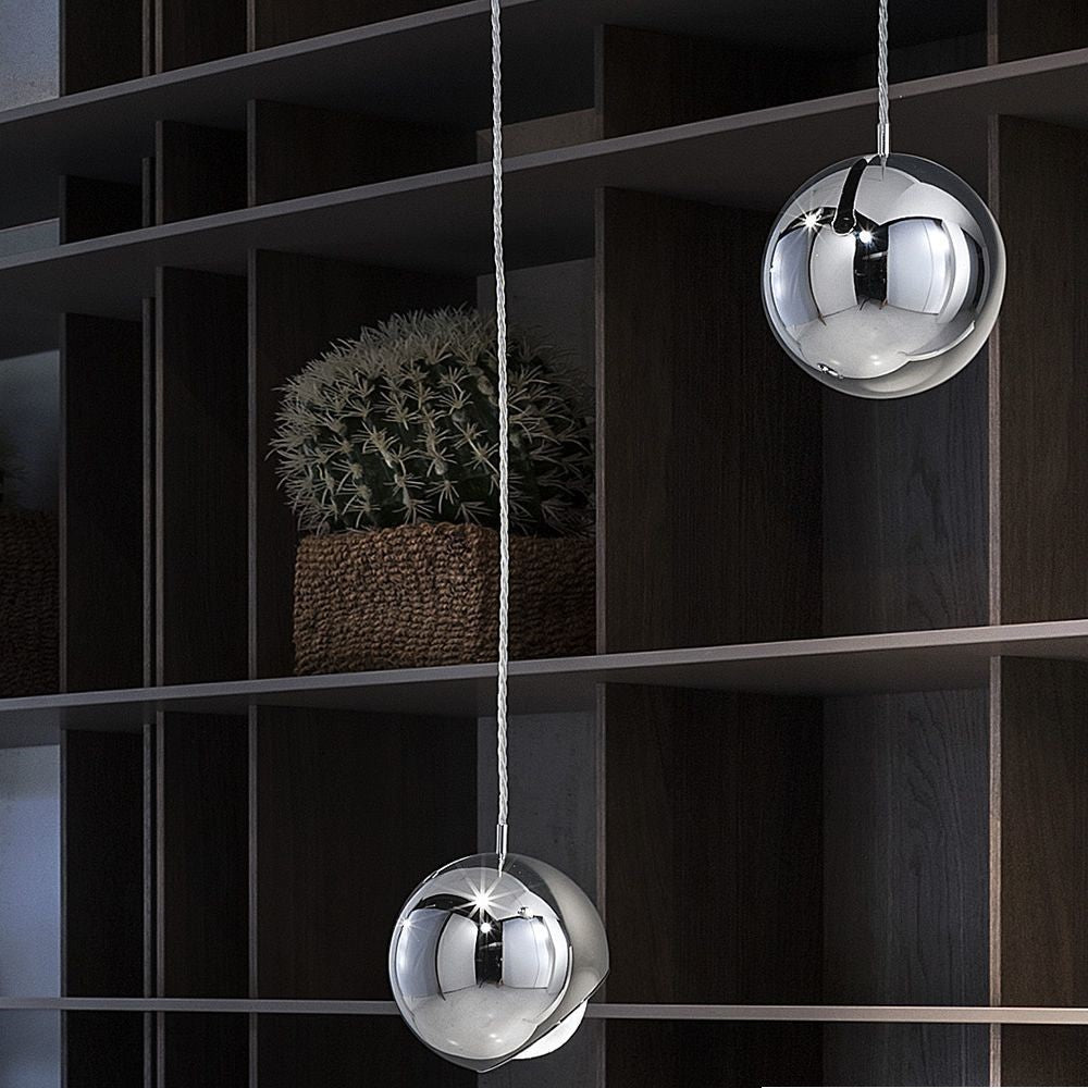 Blåent | Suspension LED Art Déco – argent et or – 90-260V