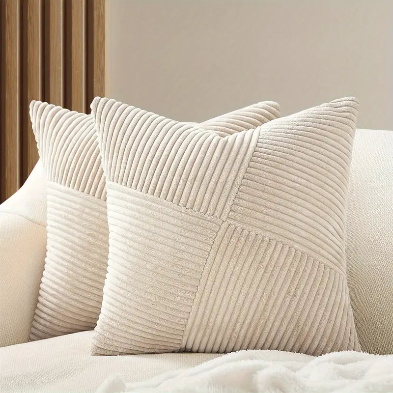 Housse de Coussin Arlo à Côtes