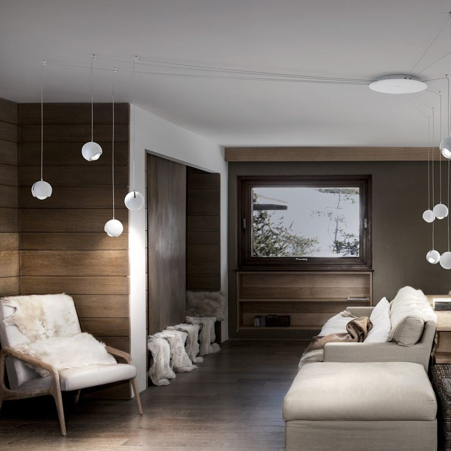Blåent | Suspension LED Art Déco – argent et or – 90-260V