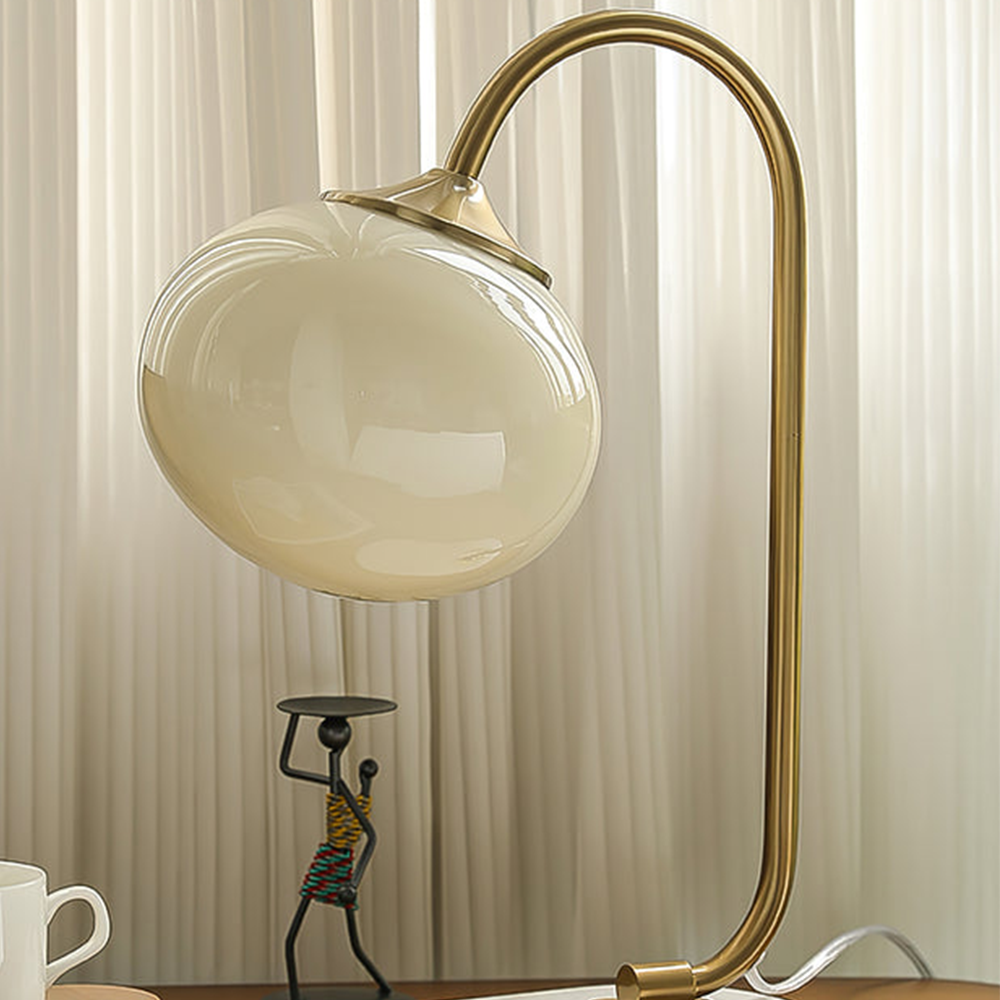 Venlme | Lampe de table moderne – métal et verre – élégance intemporelle