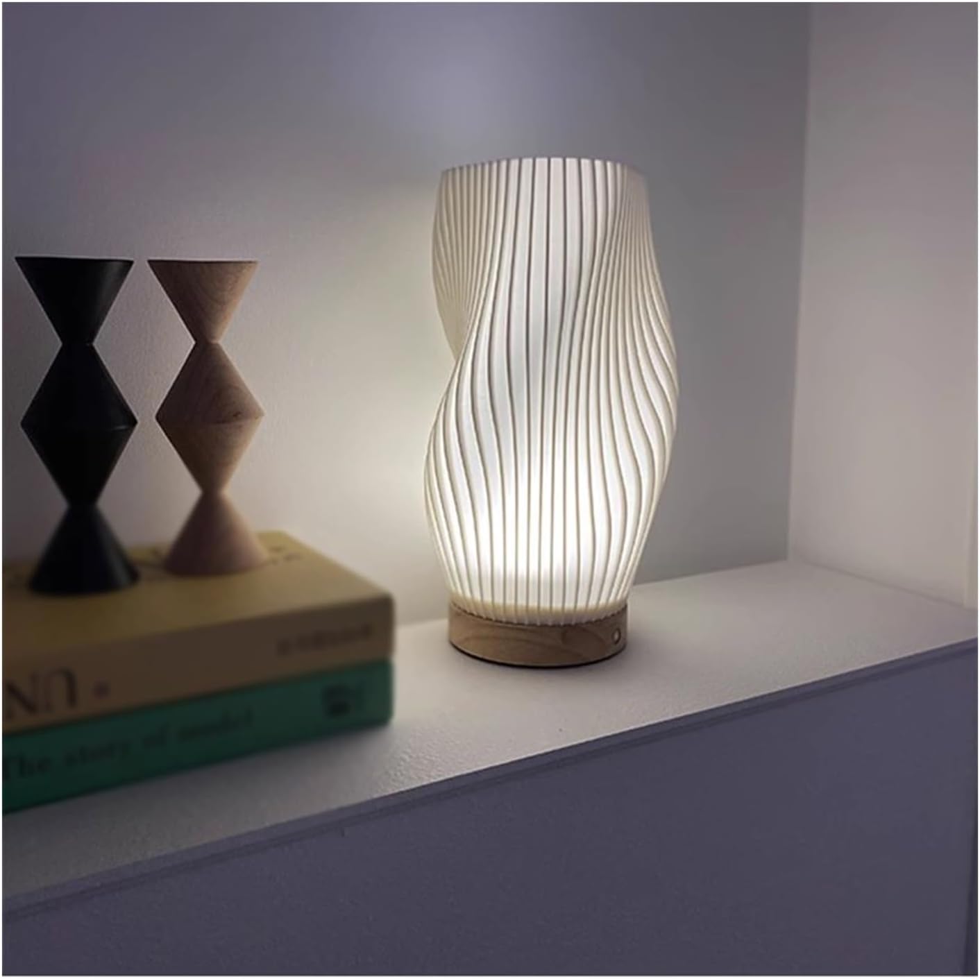 Soleil Vind | Lampe à vagues – design scandinave – ambiance apaisante