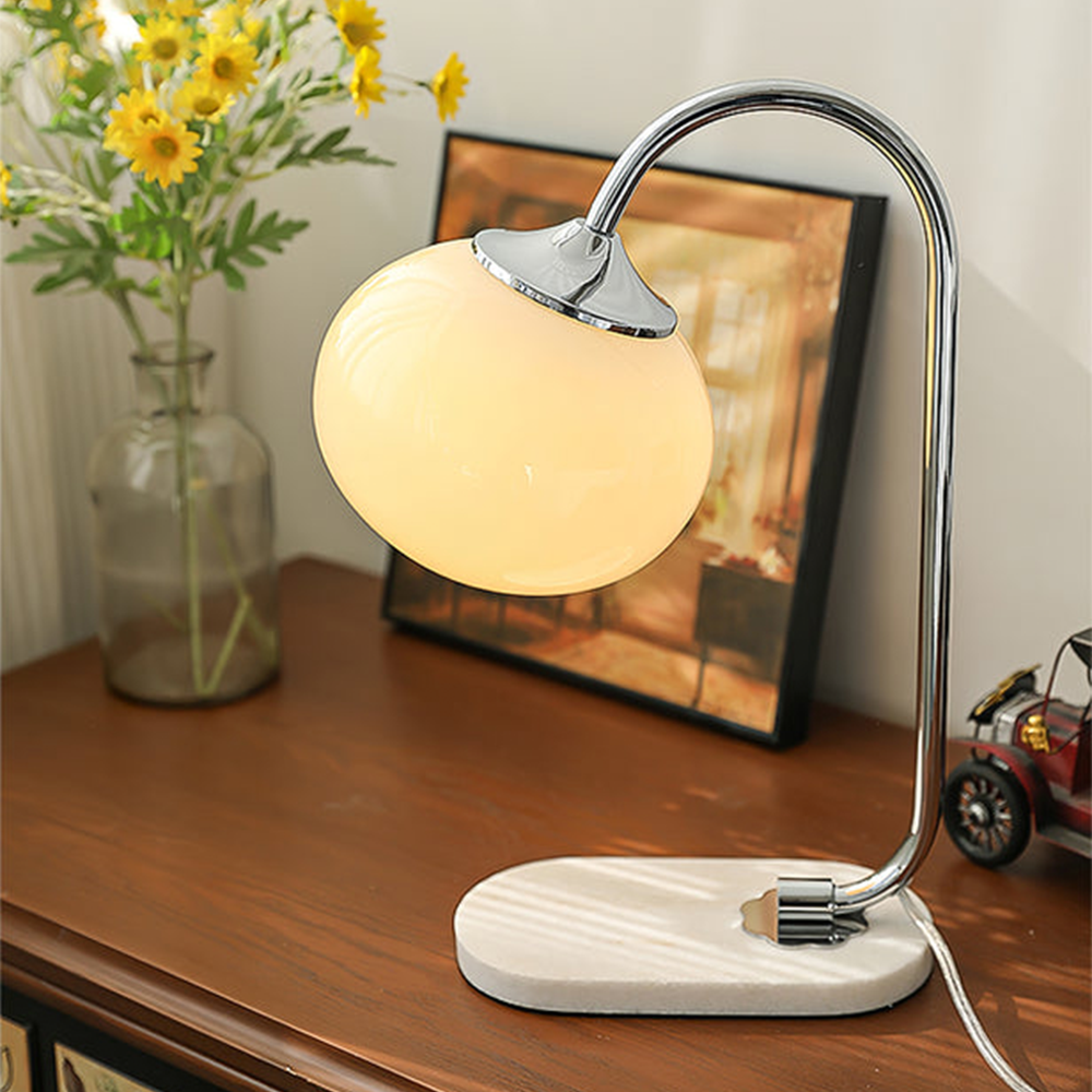 Venlme | Lampe de table moderne – métal et verre – élégance intemporelle