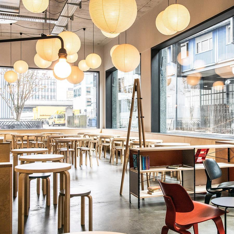 Solerg | Suspension en papier de riz – lumière chaude – design japonais