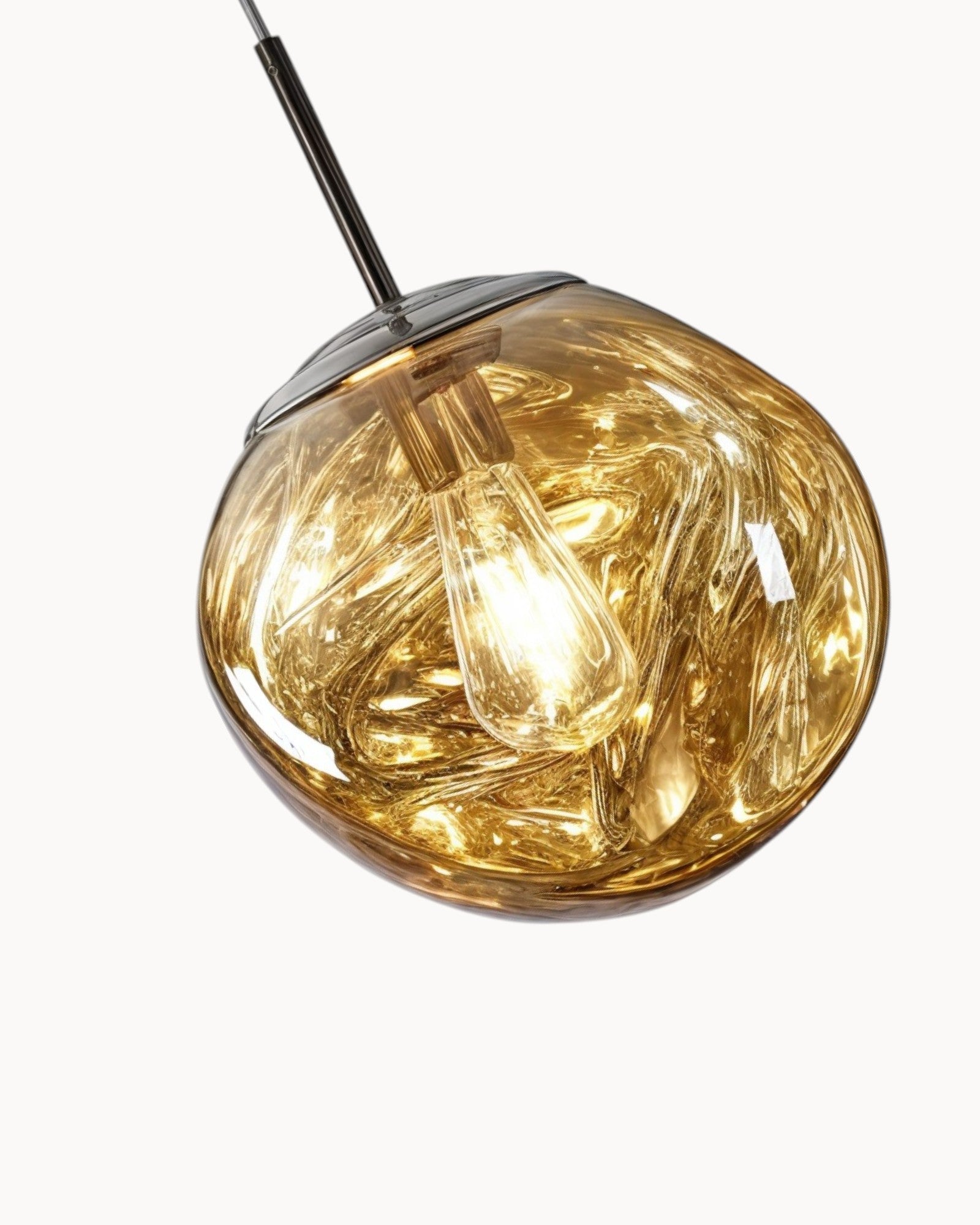 Lys Blå | Suspension LED – Design moderne en acrylique ambre