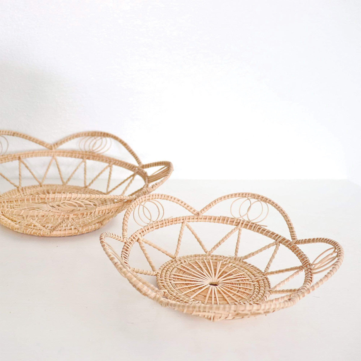 Jarter | Plateau tissé naturel – artisanat exceptionnel