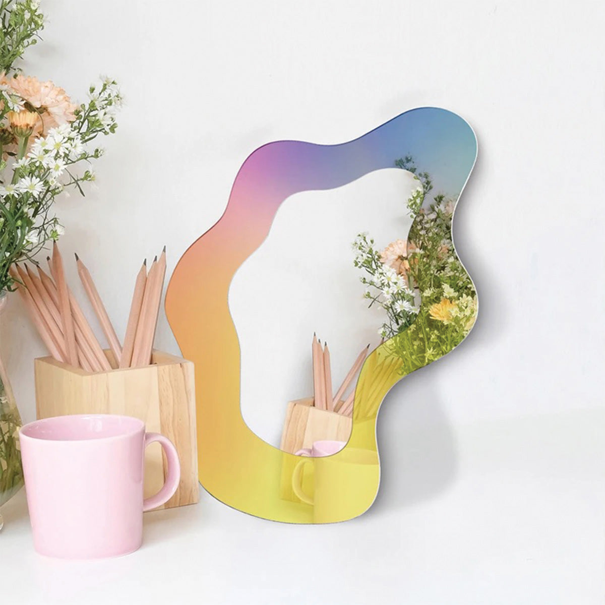 Solige | Miroir ondulé – reflet élégant – design moderne