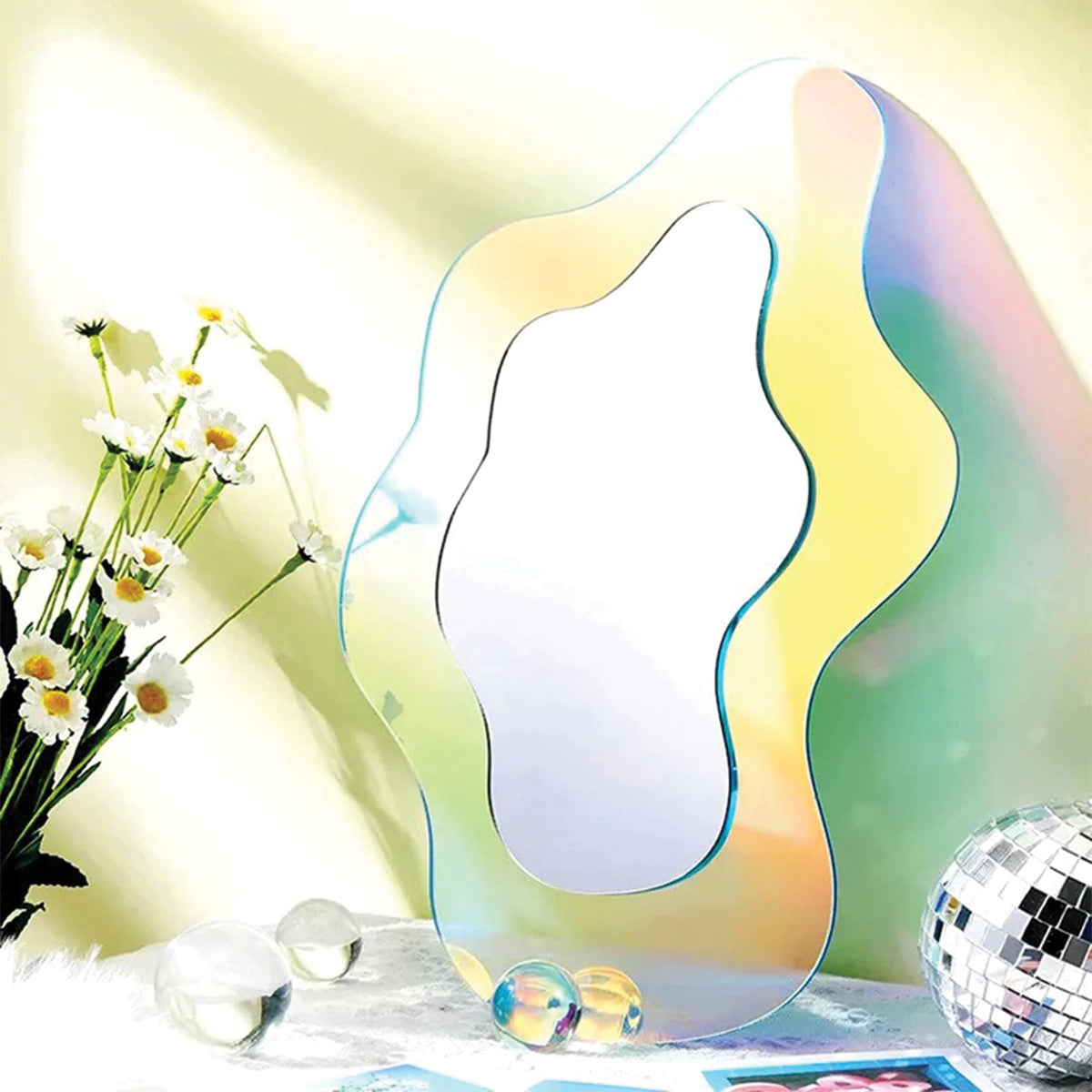 Solige | Miroir ondulé – reflet élégant – design moderne