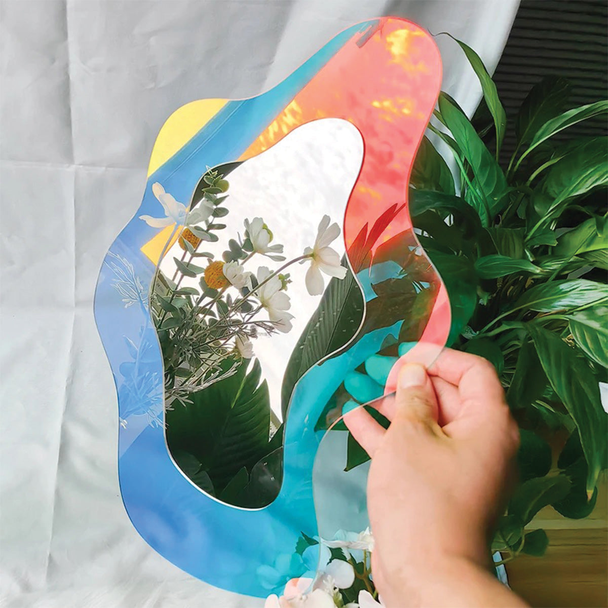 Solige | Miroir ondulé – reflet élégant – design moderne