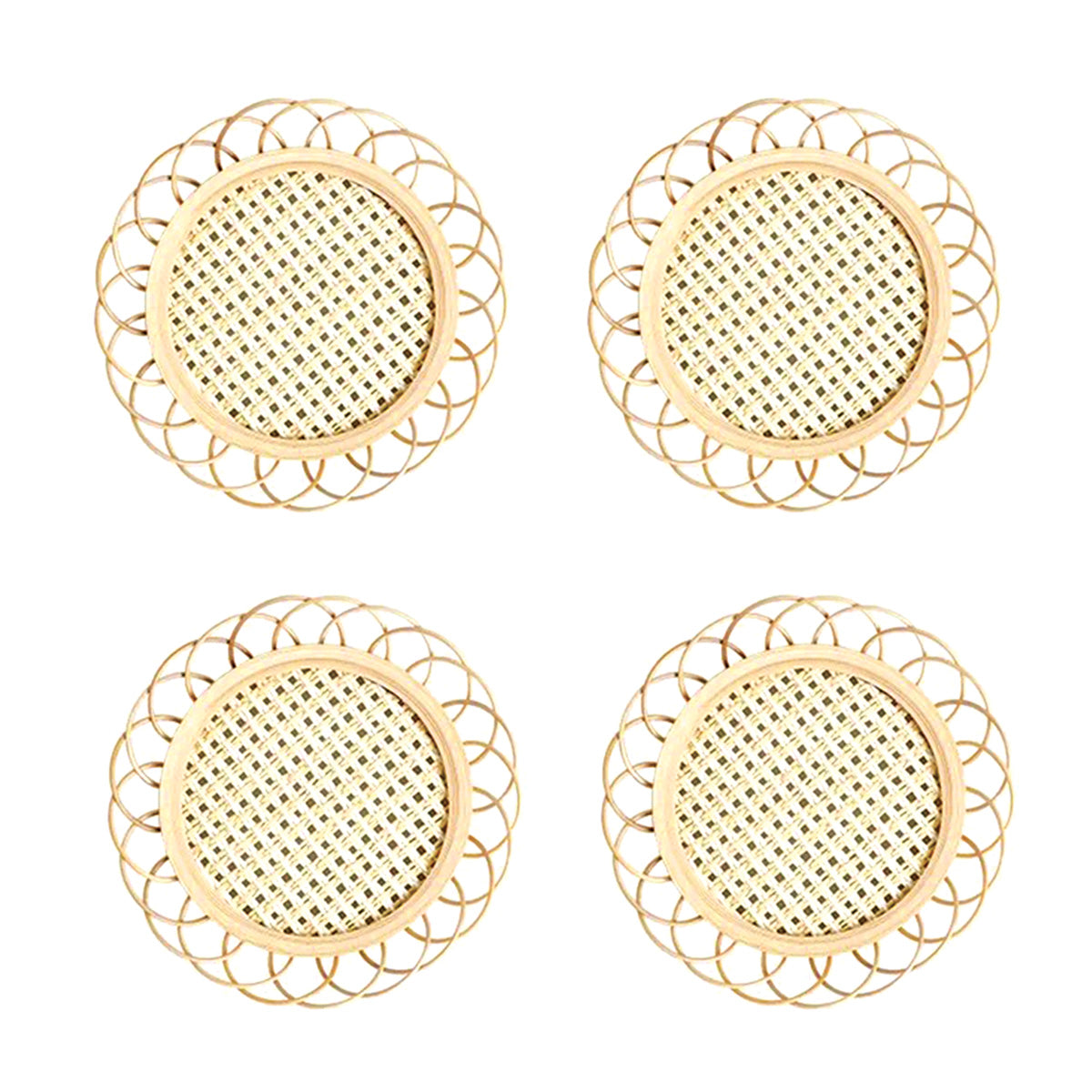Purorm | Sous-verres en bambou – élégance naturelle – protection optimale