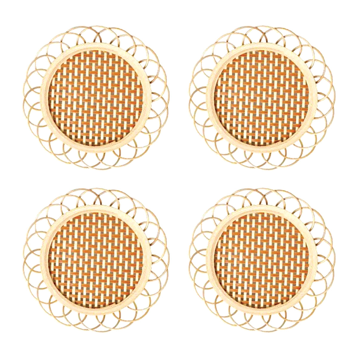 Purorm | Sous-verres en bambou – élégance naturelle – protection optimale
