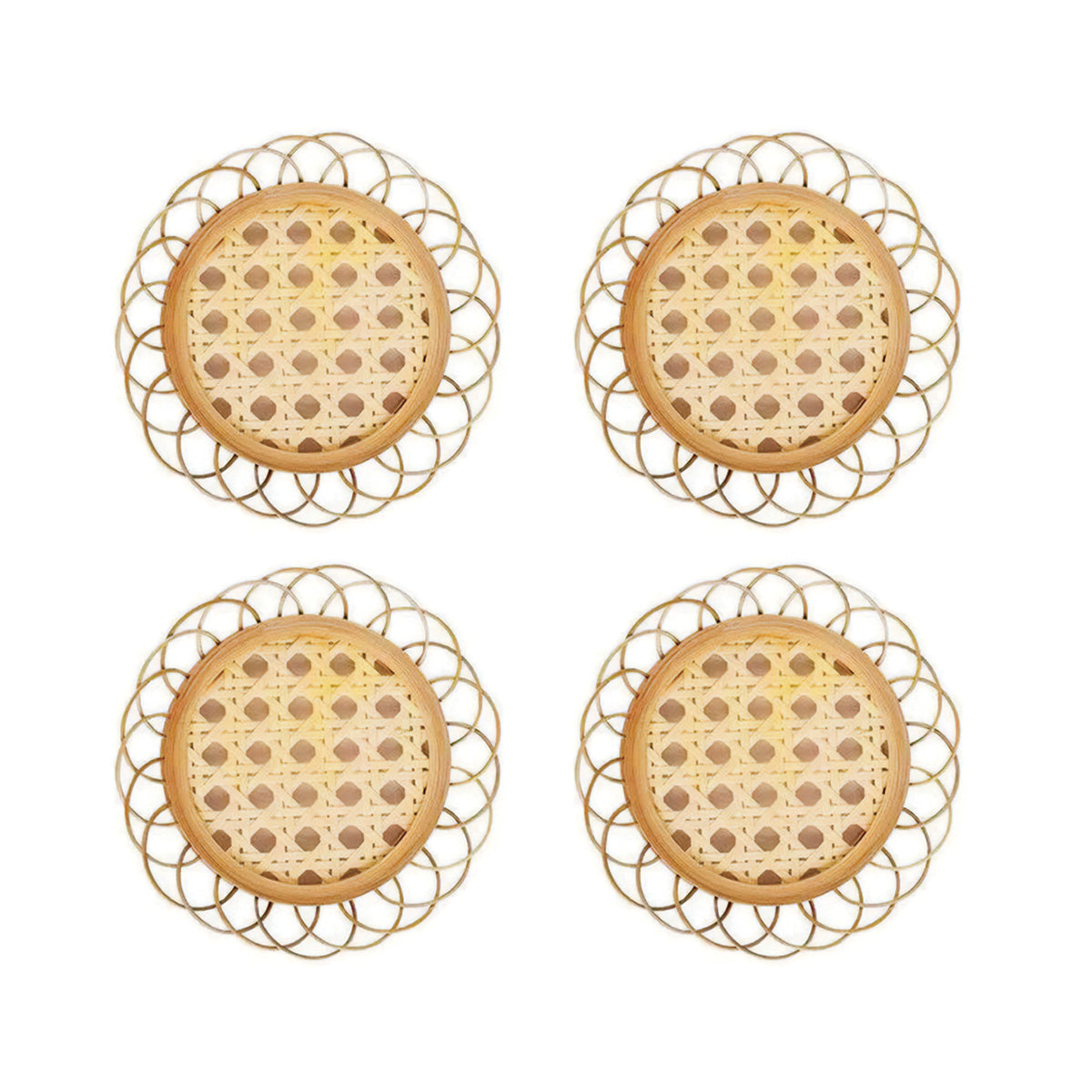 Purorm | Sous-verres en bambou – élégance naturelle – protection optimale