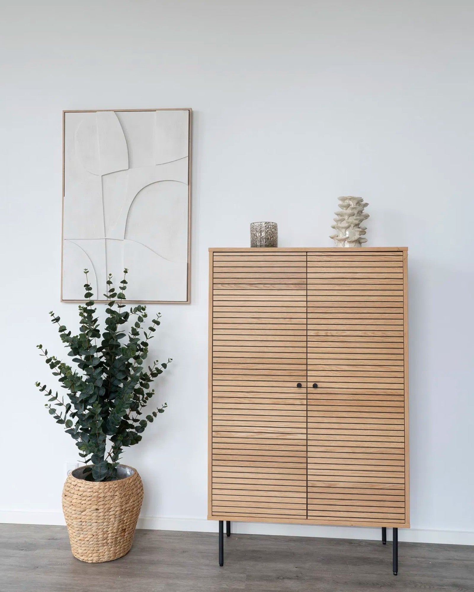 Brume Varme | Objet décoratif en céramique – style raffiné – beige 18x15x24 cm