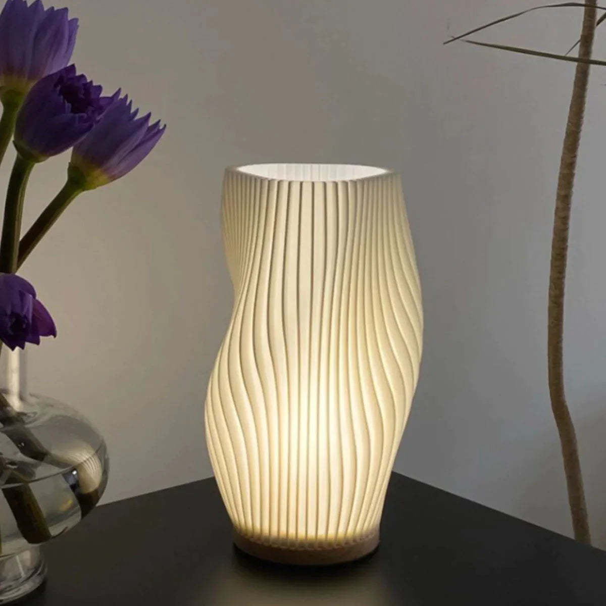Soleil Vind | Lampe à vagues – design scandinave – ambiance apaisante