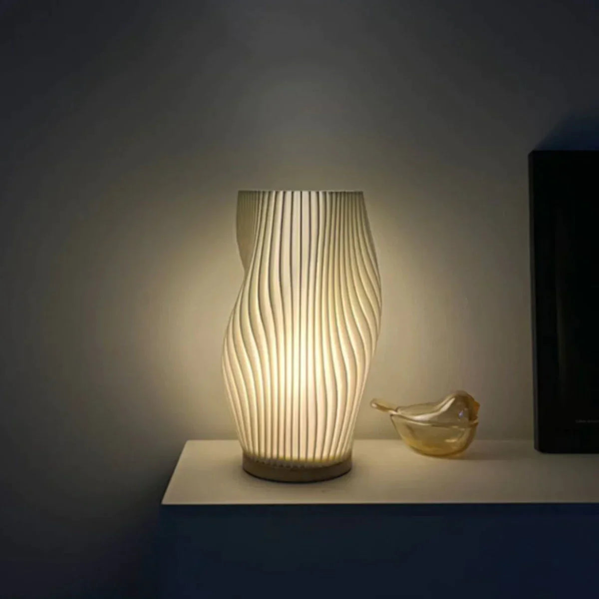 Soleil Vind | Lampe à vagues – design scandinave – ambiance apaisante