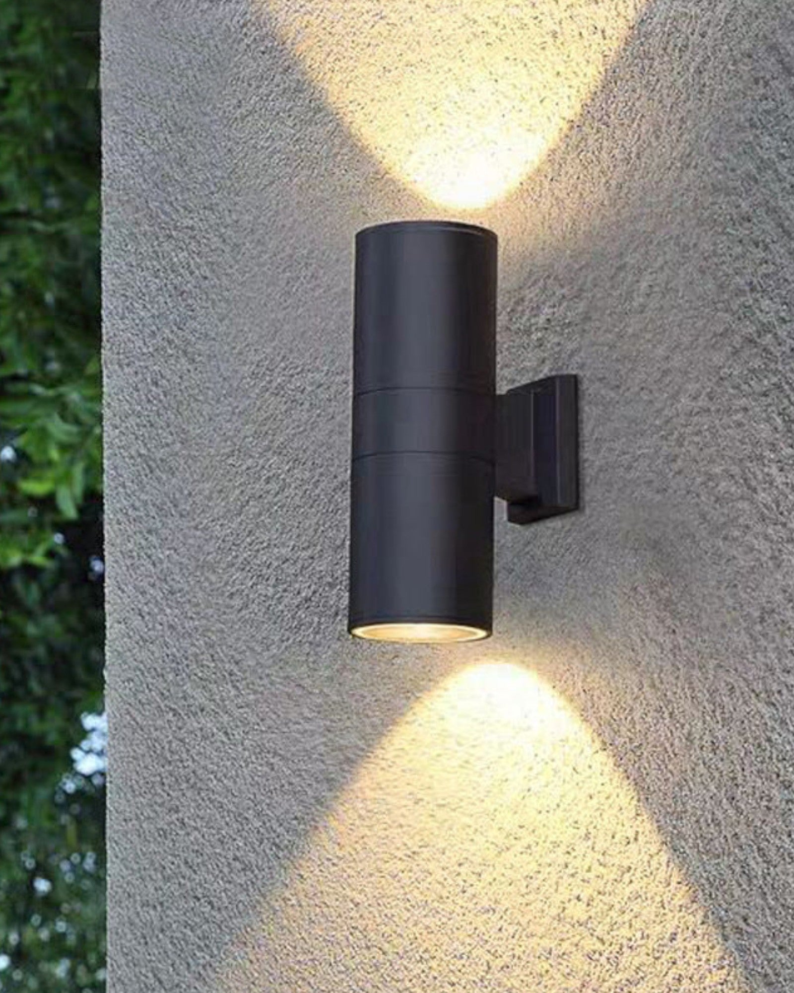 Chic Tidlos | Applique LED moderne – métal noir et verre – pour couloirs et jardins – IP54