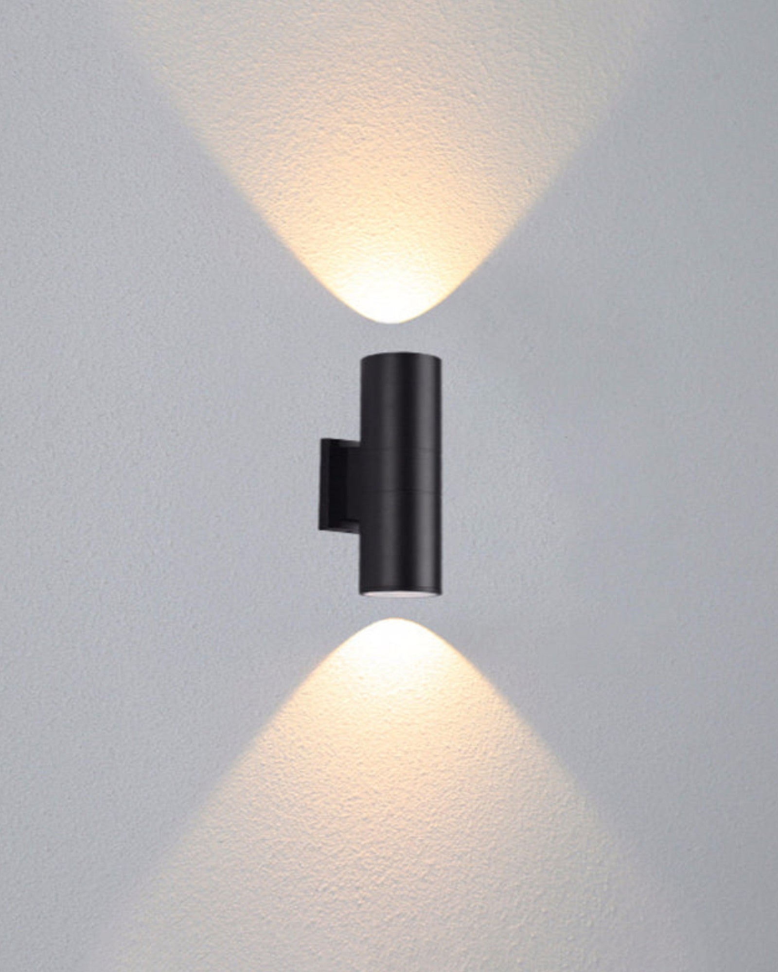 Chic Tidlos | Applique LED moderne – métal noir et verre – pour couloirs et jardins – IP54