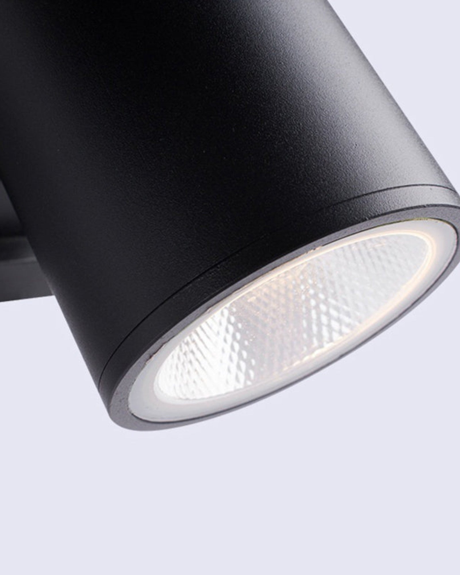 Chic Tidlos | Applique LED moderne – métal noir et verre – pour couloirs et jardins – IP54