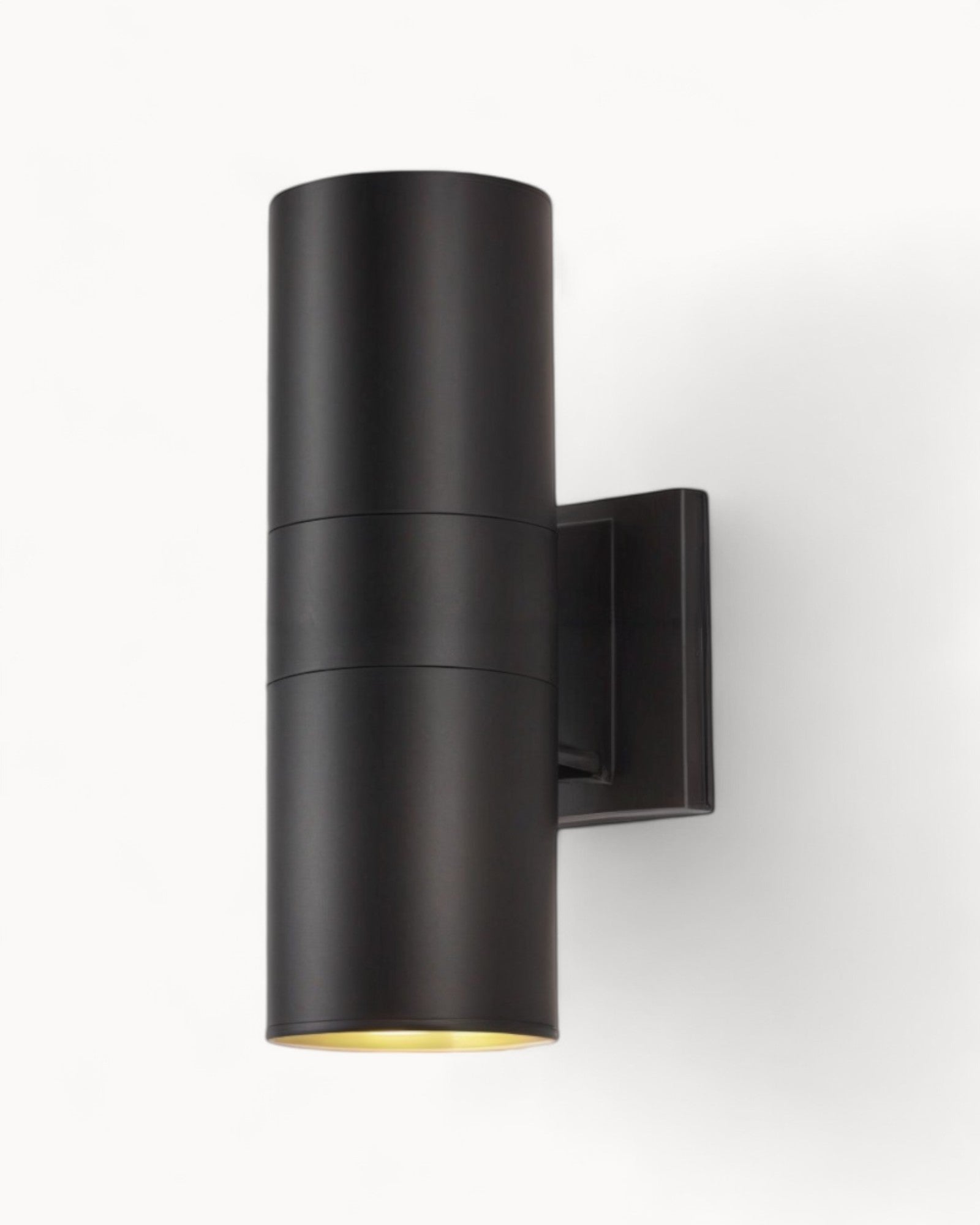 Chic Tidlos | Applique LED moderne – métal noir et verre – pour couloirs et jardins – IP54