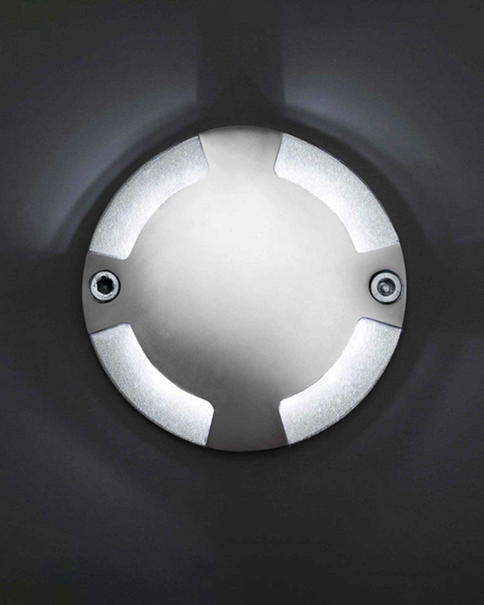 Fjoair | Lampe extérieure ronde moderne - Métal noir - IP65 - Lumière blanche froide pour hall et escalier---LumièreNord | Lampe extérieure élégante | Design scandinave chic