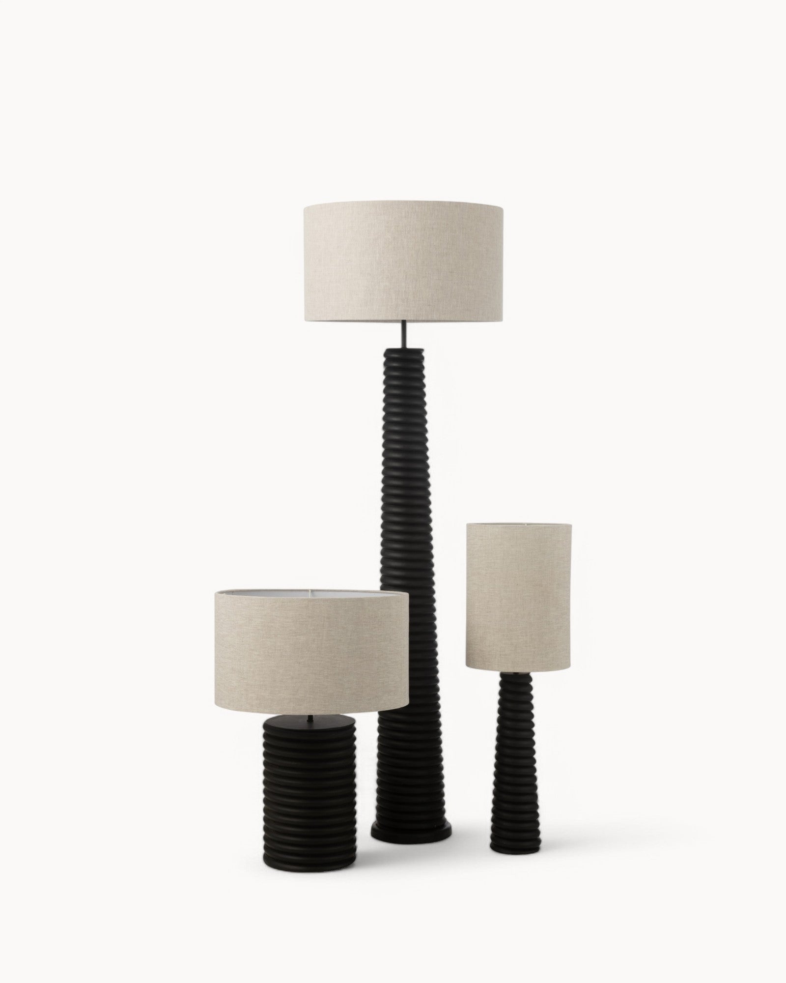 Vent Tidlos | Lampe de table en bois Ailanthus – 70 cm – E27 – Élégance intemporelle