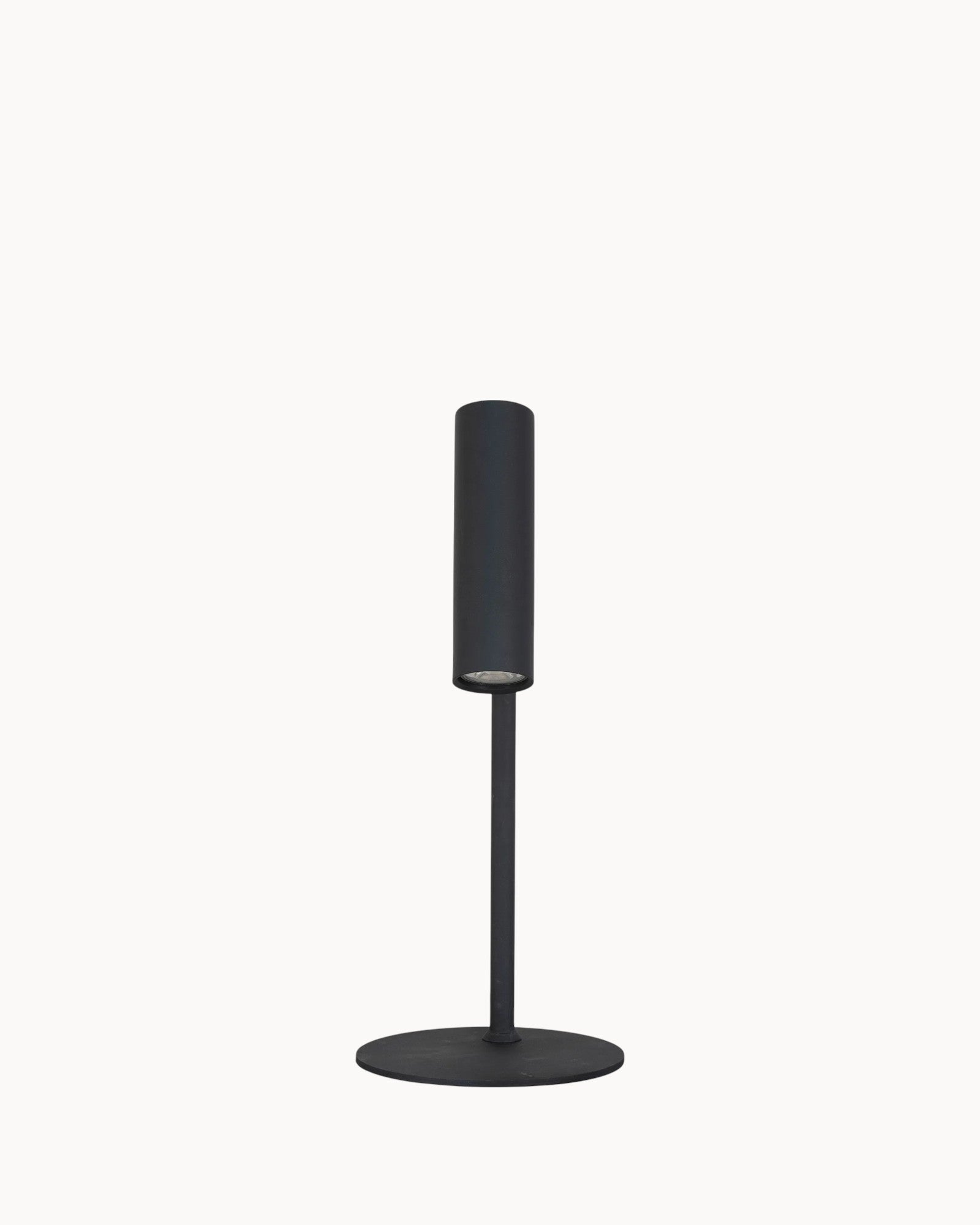 Éclat Lind | Lampe de table en acier noir – 20x20x47 cm – Douille GU10 – Élégance moderne