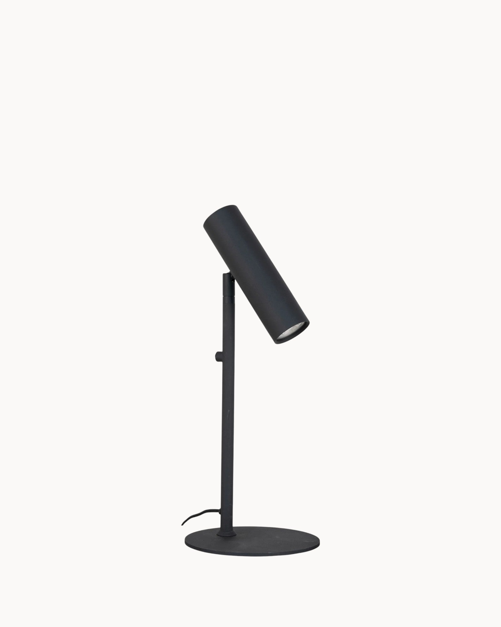 Éclat Lind | Lampe de table en acier noir – 20x20x47 cm – Douille GU10 – Élégance moderne