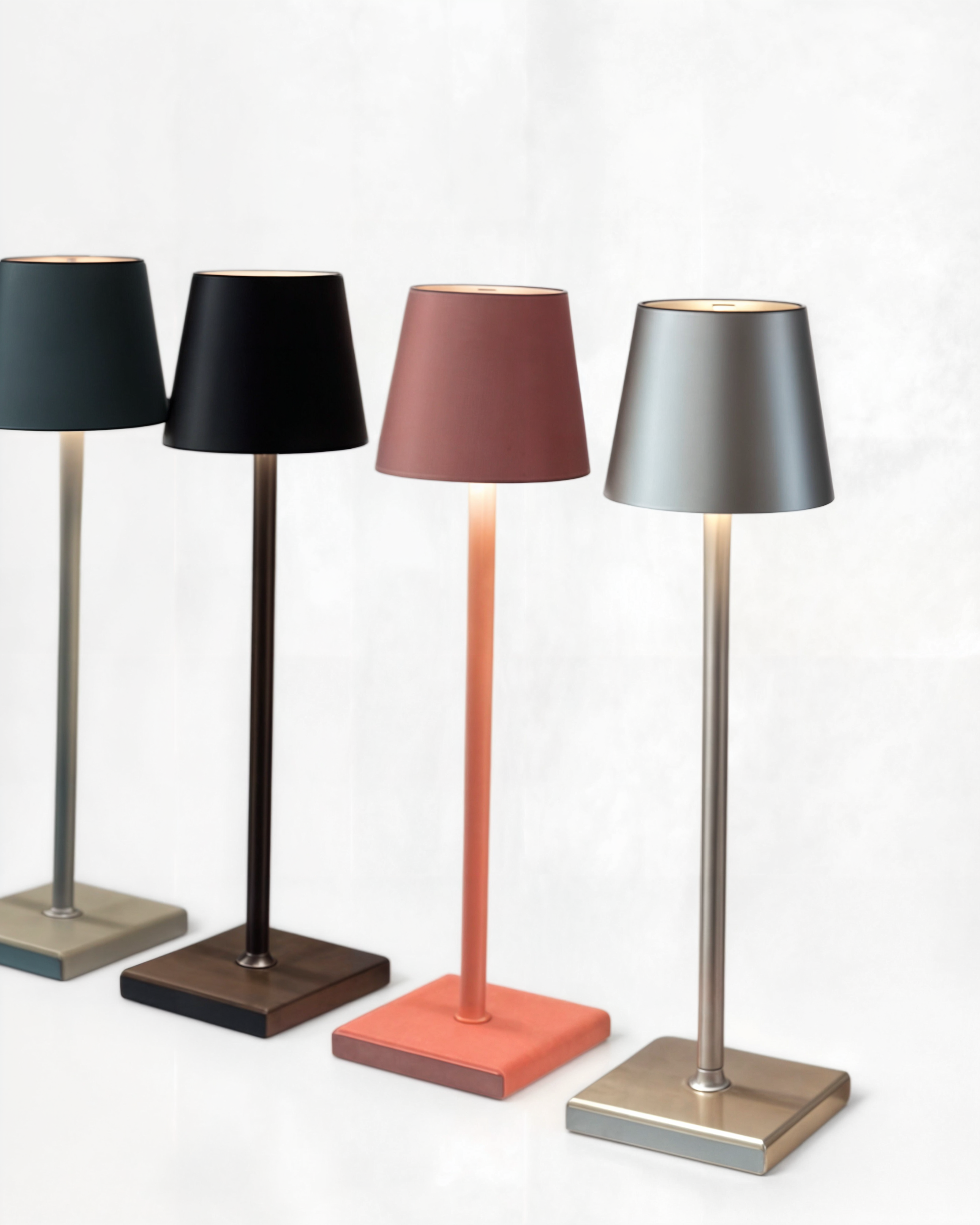 Soleil Storm | Lampe de table LED – Toucher 3 couleurs – Design moderne – Recharge USB
