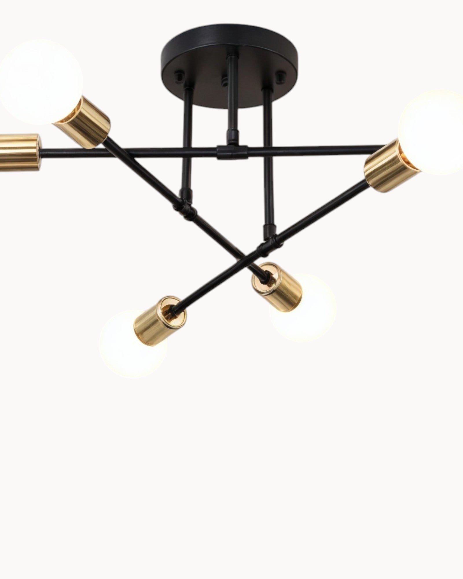 Norsnö | Plafonnier Rétro – 6 lumières – Chic moderne