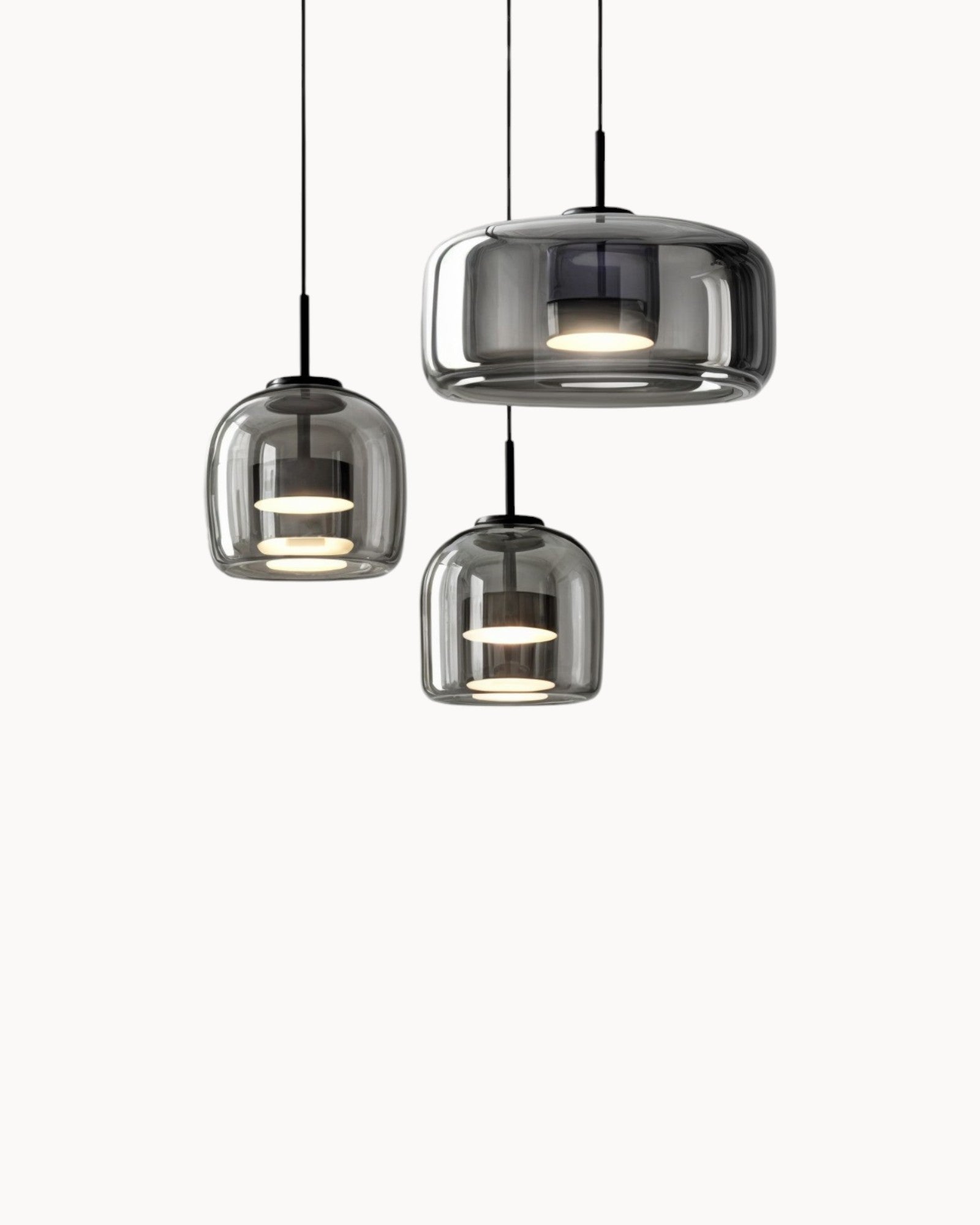 Lys Tidlos | Lustre LED moderne – Ambre, Cuivre, Fer forgé---Nordique Luxe | Lustre LED – Éclat chaleureux – Design scandinave