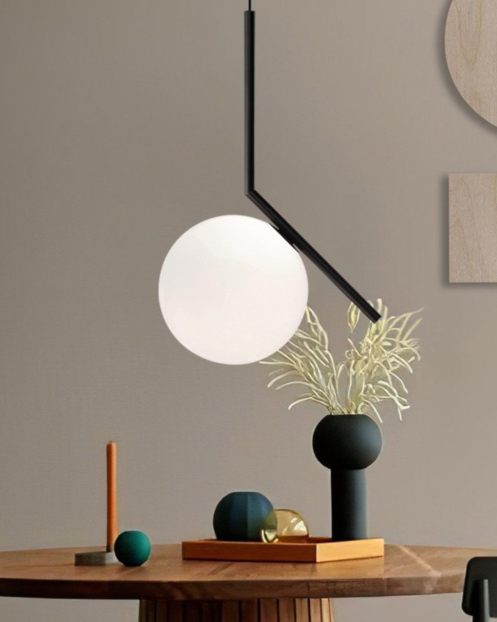 Lineil | Suspension Art-Déco en Laiton et Verre – Élégance intemporelle