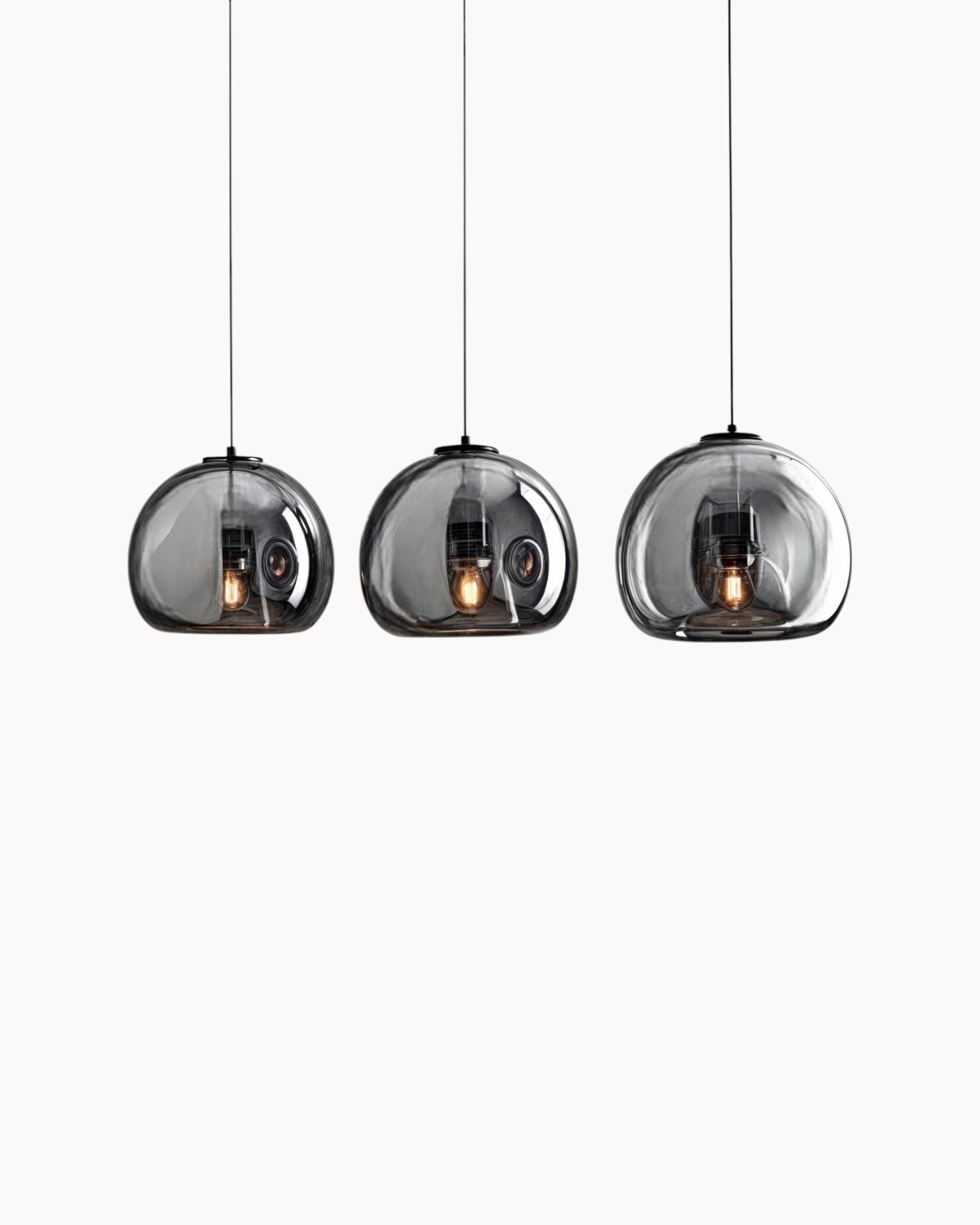 Lys Tidlos | Lustre LED moderne – Ambre, Cuivre, Fer forgé---Nordique Luxe | Lustre LED – Éclat chaleureux – Design scandinave