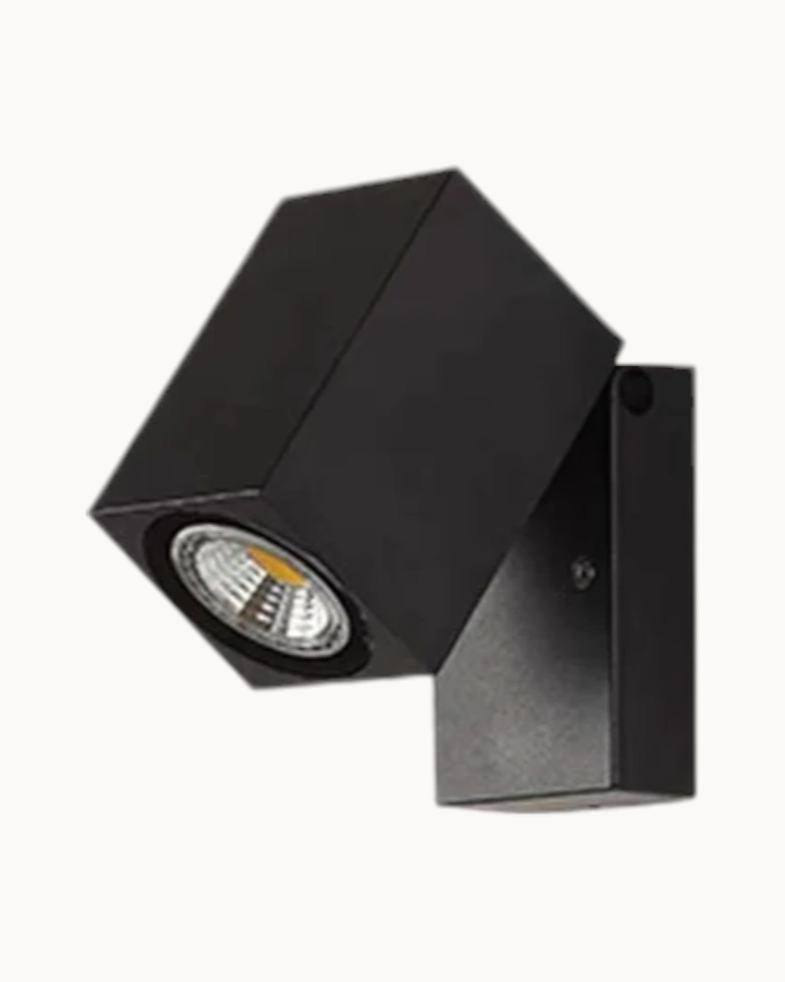 Pur Frisk | Lampe extérieure moderne en métal noir et acrylique – IP65 – idéale pour jardin ou couloir