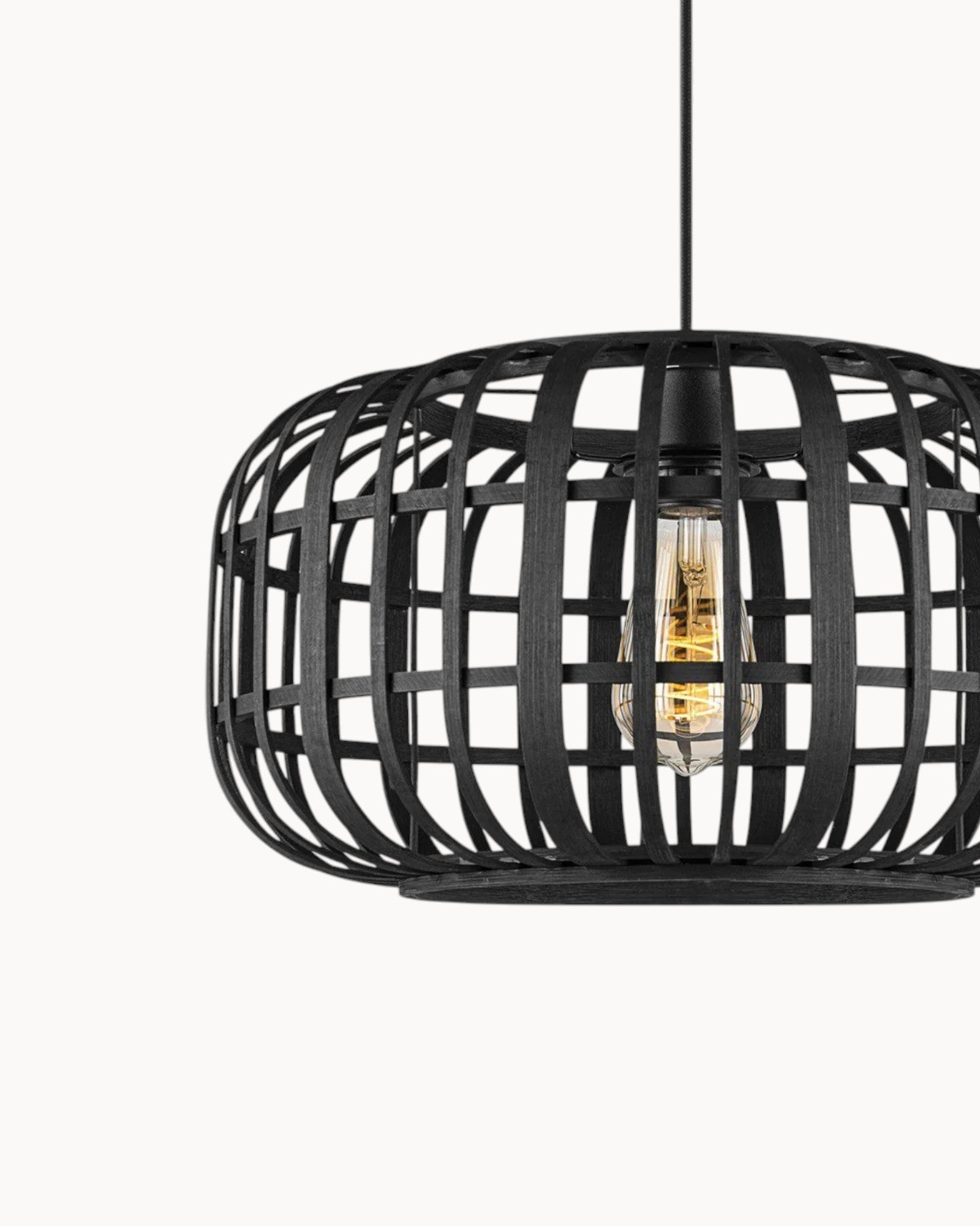 Chic Hav | Lampe suspendue en bambou – design bohémien élégant