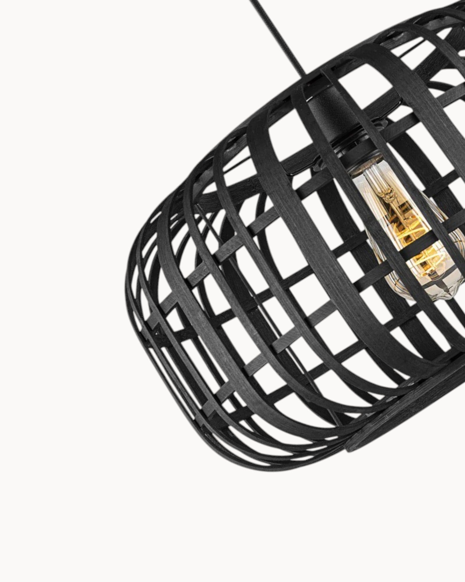 Chic Hav | Lampe suspendue en bambou – design bohémien élégant