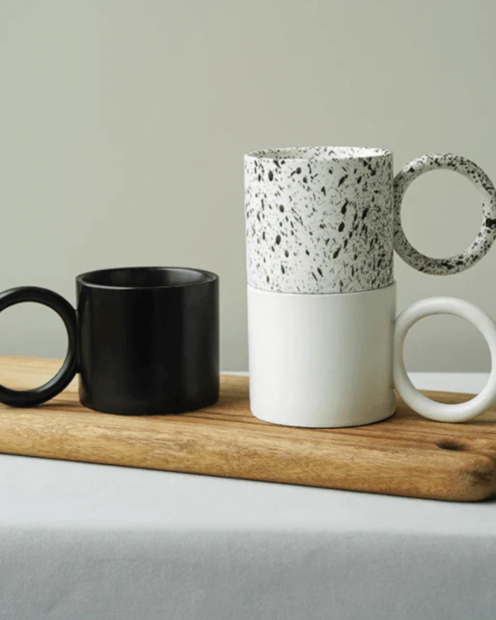 Snöson | Mug avec grande poignée – 320 ml – Élégance raffinée