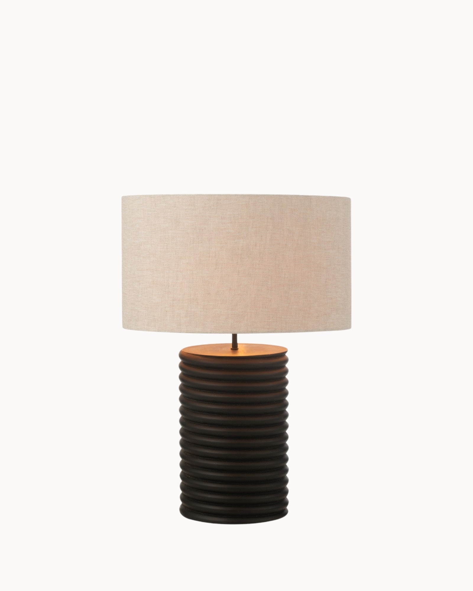 Vent Tidlos | Lampe de table en bois Ailanthus – 70 cm – E27 – Élégance intemporelle
