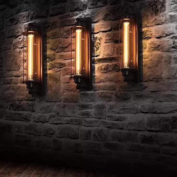 Berdin | Applique murale vintage – style industriel – lumière haut et bas