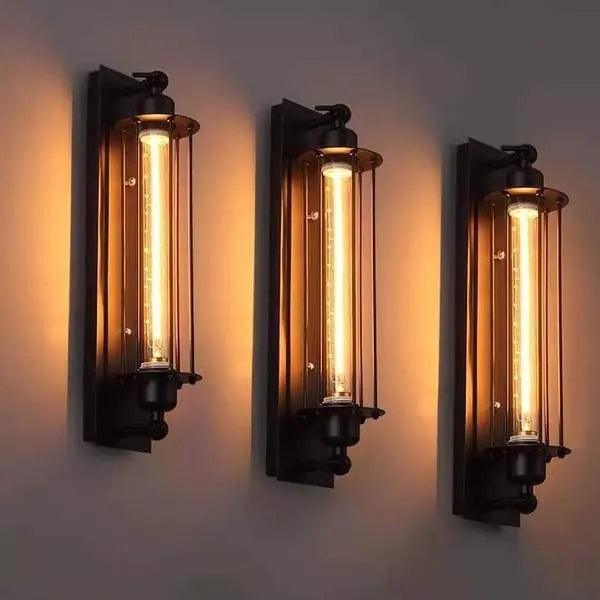 Berdin | Applique murale vintage – style industriel – lumière haut et bas