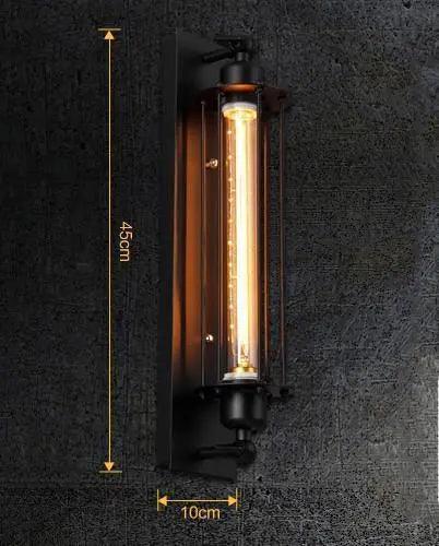 Berdin | Applique murale vintage – style industriel – lumière haut et bas