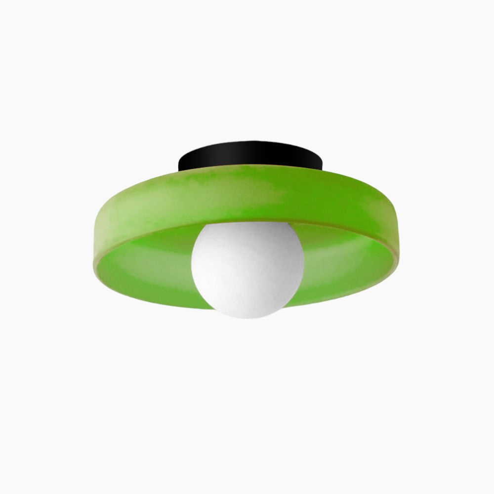 Skohic | Lustre moderne en verre ambre – G9 LED – 25/35cm – Éclairez avec style